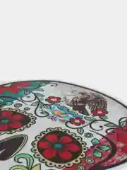 Зеленый наклейка на авто "Череп"