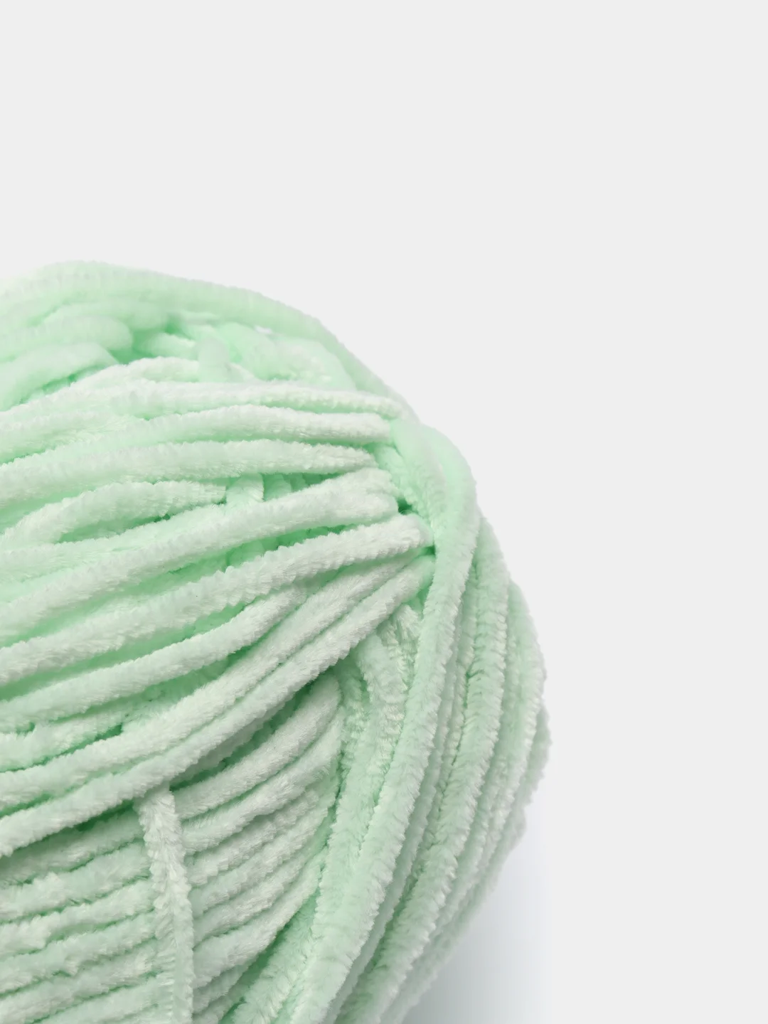 Мятный пряжа плюшевая YarnArt Velour, 100 г, 170 м (Пряжа Велюровая)
