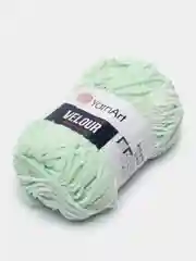 Мятный пряжа плюшевая YarnArt Velour, 100 г, 170 м (Пряжа Велюровая)