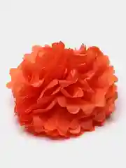 Оранжевый помпоны из бумаги тишью для декора