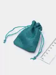 Тёмно-бирюзовый мешочек подарочный, разные цвета