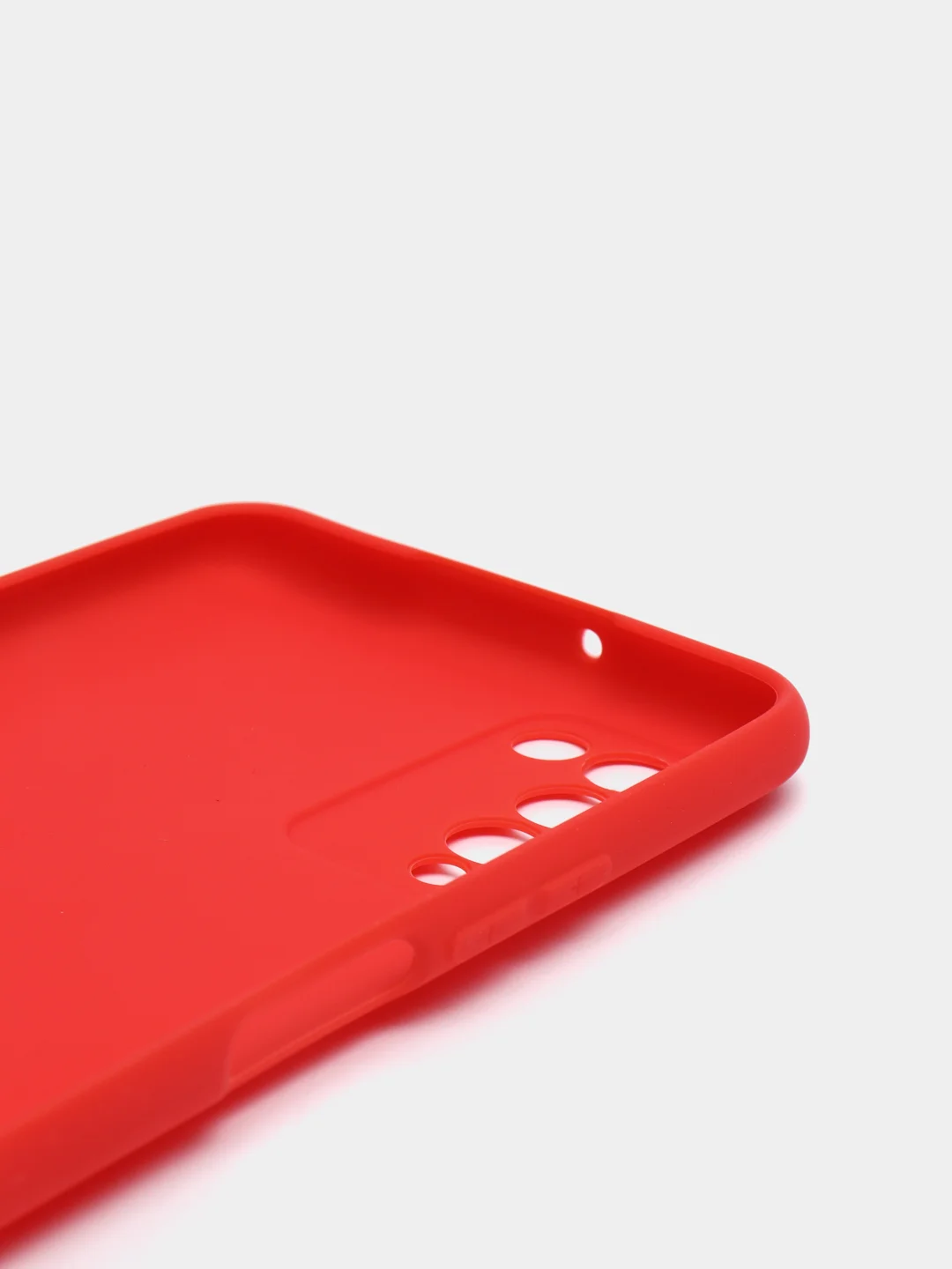 Красный чехол для Huawei Honor 10X Lite силиконовый, матовый, однотонный