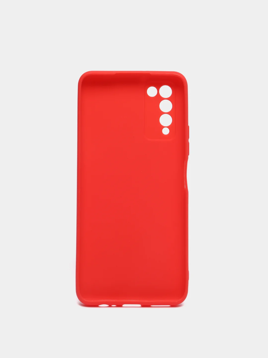 Красный чехол для Huawei Honor 10X Lite силиконовый, матовый, однотонный