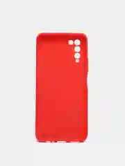 Красный чехол для Huawei Honor 10X Lite силиконовый, матовый, однотонный