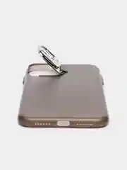 Угольный чехол для iPhone 11 пластиковый матовый ультратонкий  с защитой камеры
