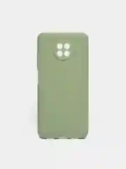 Оливковый чехол для Xiaomi Redmi Note 9T, силиконовый, матовый, однотонный