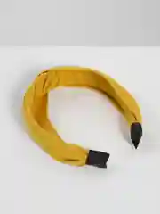 Горчичный ободок с узелком