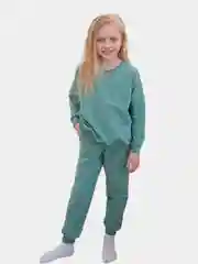 Бирюзовый спортивный костюм детский