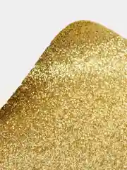 Золотой кожзам с мелкими блестками искуственная кожа для бантиков