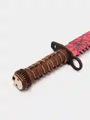 Алый штык-нож игрушечный Bayonet М9 "Кровавая паутина", деревянный, лак