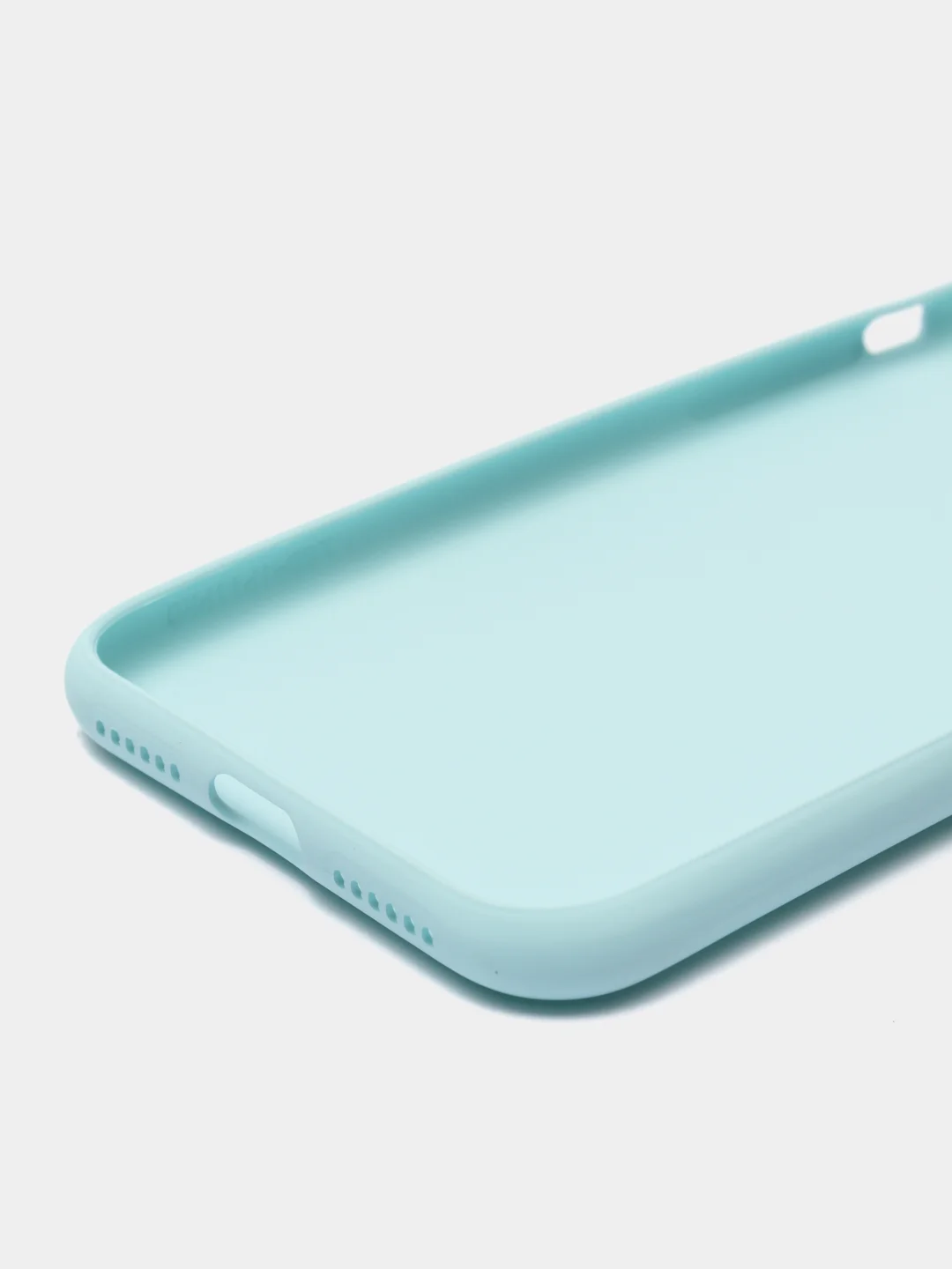 Бирюзовый чехол с защитой камеры в виде шторки для Apple iPhone 11 / 11 pro