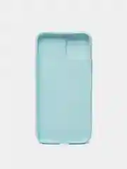 Бирюзовый чехол с защитой камеры в виде шторки для Apple iPhone 11 / 11 pro