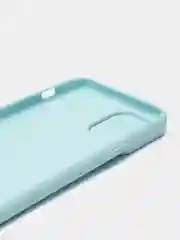 Бирюзовый чехол с защитой камеры в виде шторки для Apple iPhone 11 / 11 pro
