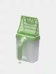 Зеленый совок для туалета кошек и собак