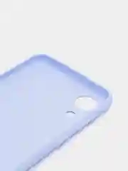 Небесно-голубой чехол Samsung Galaxy A03 core, силиконовый