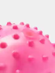 Розовый мячик массажный Ежик