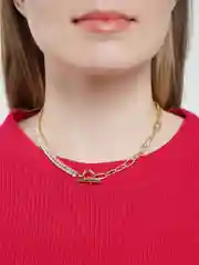 Чокер-цепочка асимметрия