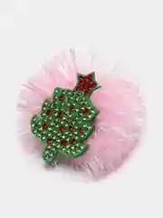 Розовый резинки для волос, 1 штука