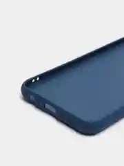 Темно-синий чехол Samsung Galaxy A03s силиконовый
