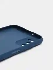 Темно-синий чехол Samsung Galaxy A03s силиконовый