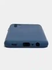 Темно-синий чехол Samsung Galaxy A03s силиконовый