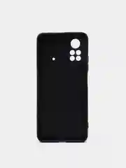 Матовый черный силиконовый чехол для Xiaomi Poco X4 Pro 5G