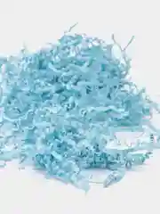 Голубой бумажная стружка - наполнитель для коробок