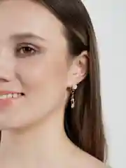 Белый серьги Jilo