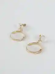 Белый серьги Jilo