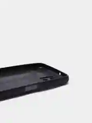 Бежевый чехол для Samsung A12/M12 под кожу силиконовый