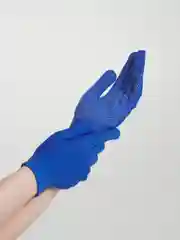 Синий перчатки нейлоновые