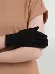 Черный перчатки нейлоновые