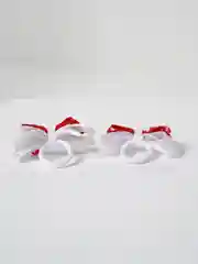 Красный бантики для волос на резинке, 2 шт