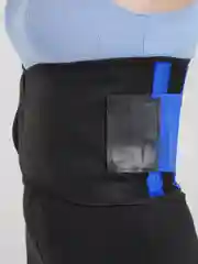 Синий утягивающий пояс-корсет из неопрена для похудения Hot Shapers Belt Power