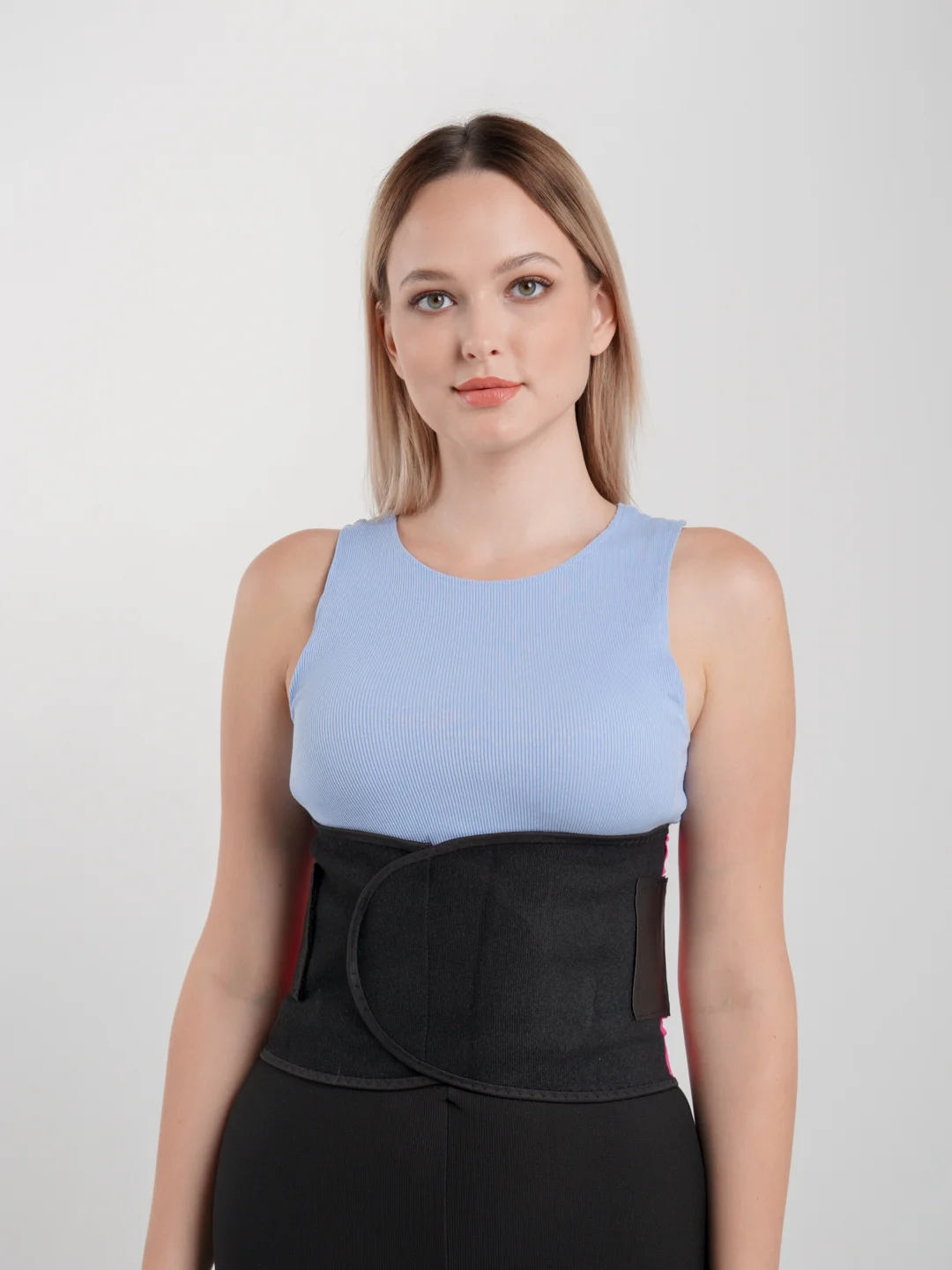 Фуксия утягивающий пояс-корсет из неопрена для похудения Hot Shapers Belt Power