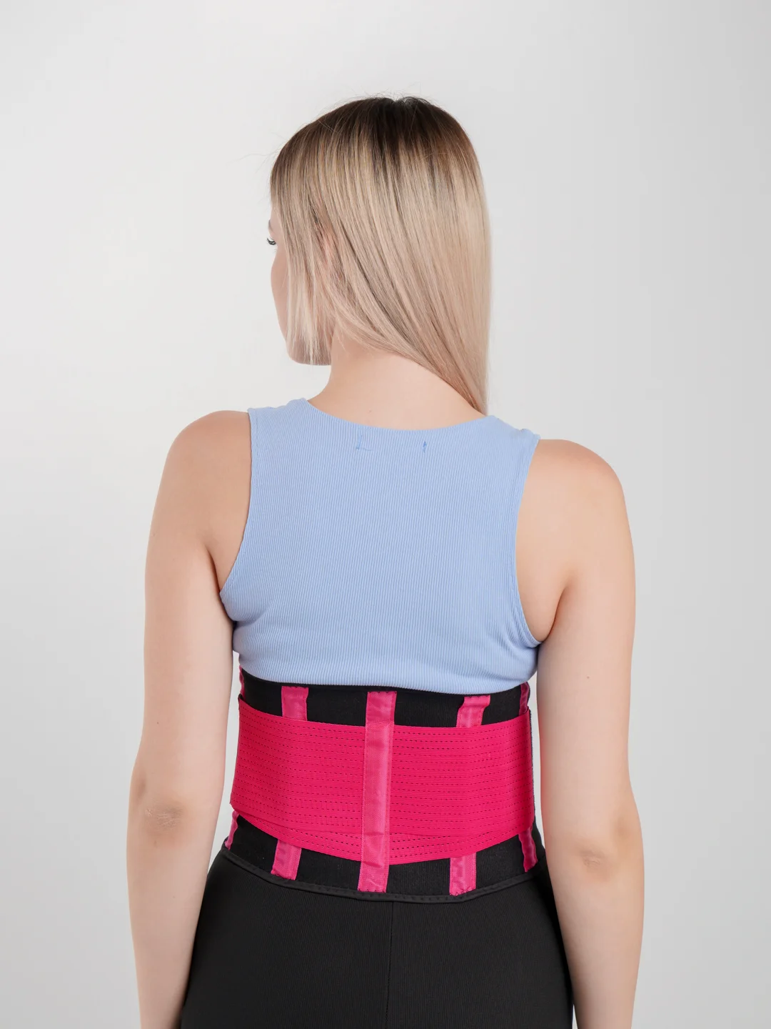 Фуксия утягивающий пояс-корсет из неопрена для похудения Hot Shapers Belt Power