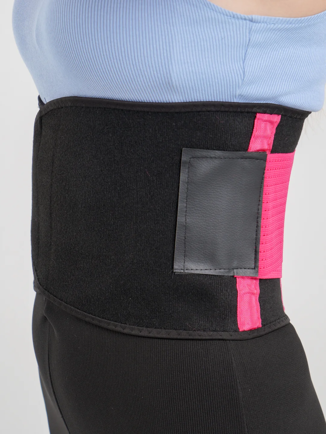 Фуксия утягивающий пояс-корсет из неопрена для похудения Hot Shapers Belt Power