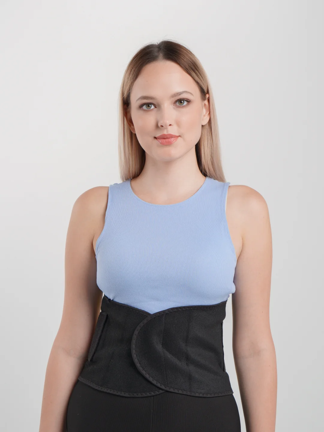 Желтый утягивающий пояс-корсет из неопрена для похудения Hot Shapers Belt Power