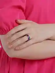 Кольцо из стали (унисекс,) цвет радужный