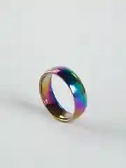 Кольцо из стали (унисекс,) цвет радужный