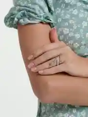 Серебряный кольцо в змеиной форме