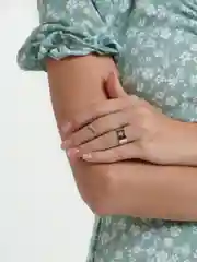 Серебряный набор колец " Звезда"