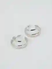Золотой серьги-конго, 3 кольца