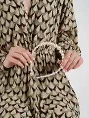 Слоновая кость ободок женский, серебряный и жемчужный