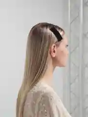 Заколка клик-клак жемчуг
