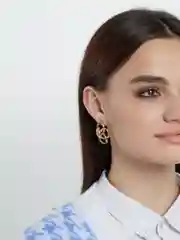 Медный набор сережек: гвоздики, конго, 9 видов