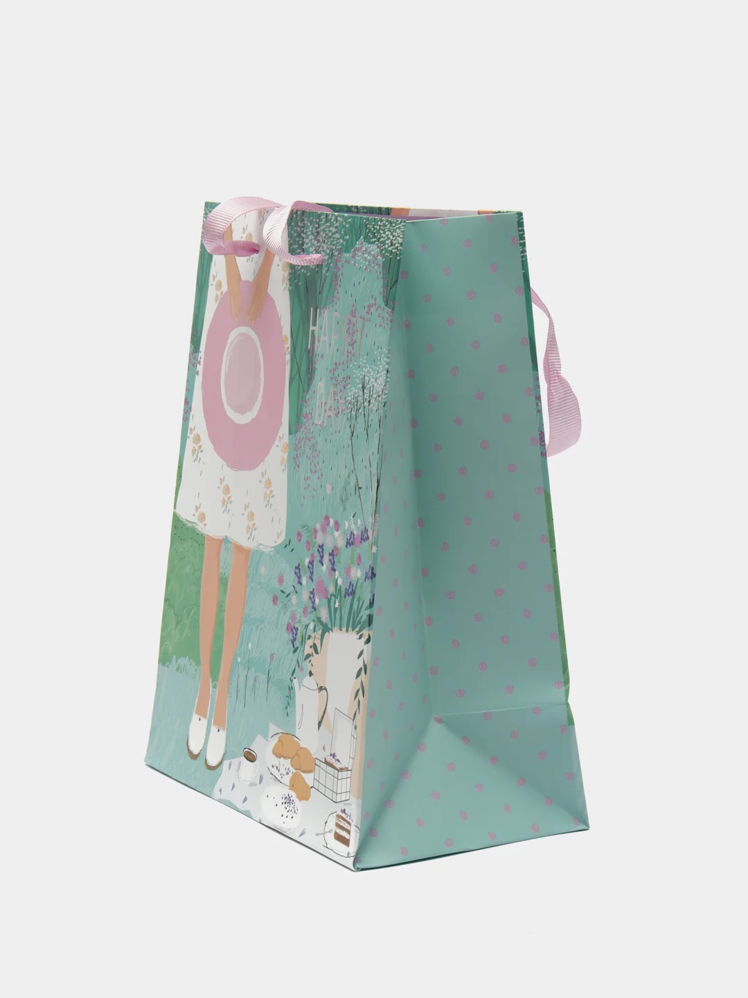 Пакет подарочный Meshu "Spring mood", 18 х 23 х 10 см