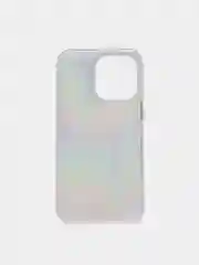 Фиолетовый чехол для iPhone 13 Pro "Акварель"