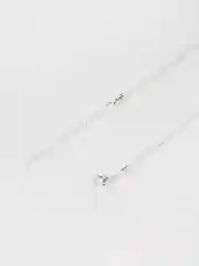 Серебряный ожерелье с цепочкой на шею, из страз, стиль гот
