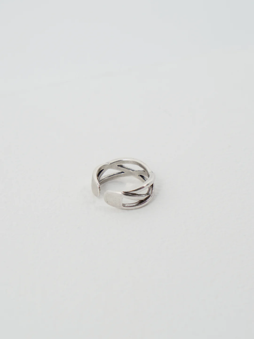 Кольцо, колечко из серебра, перстень one size, фаланговые кольца, 925 пробы